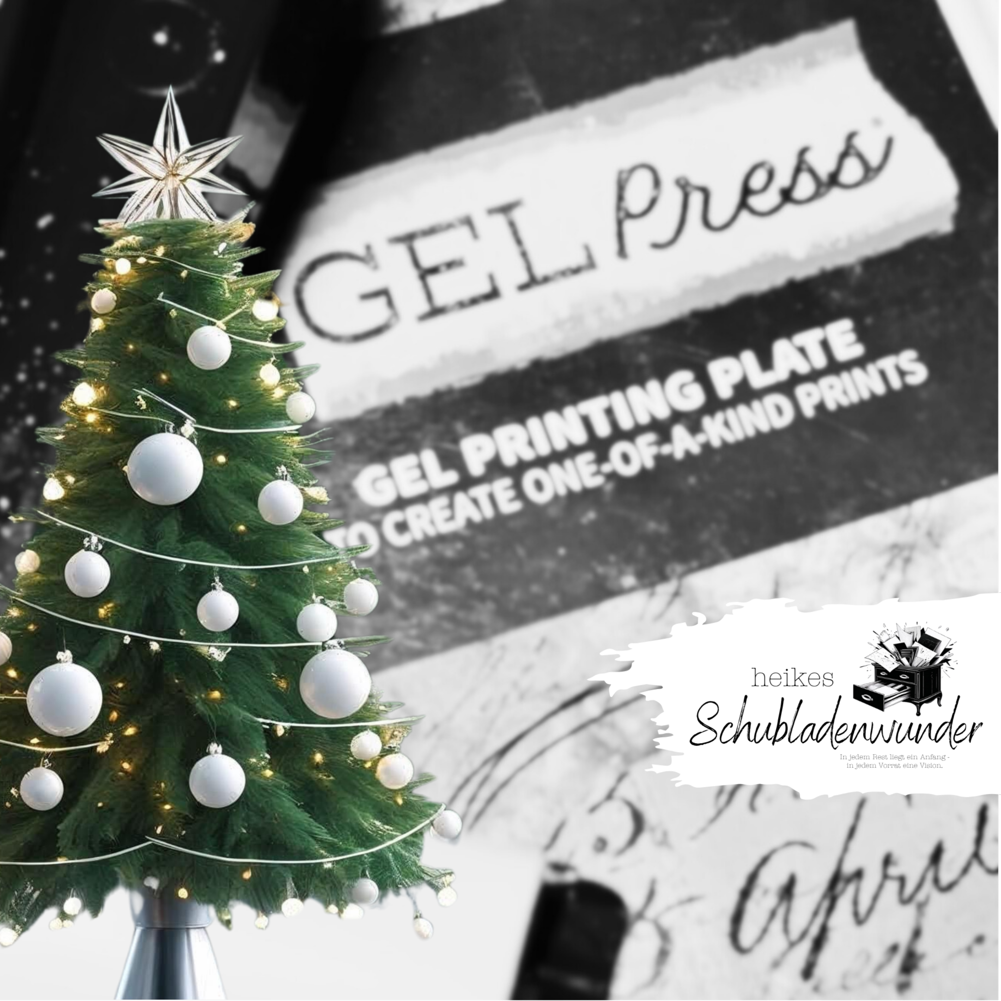 Gelplate Weihnachten
