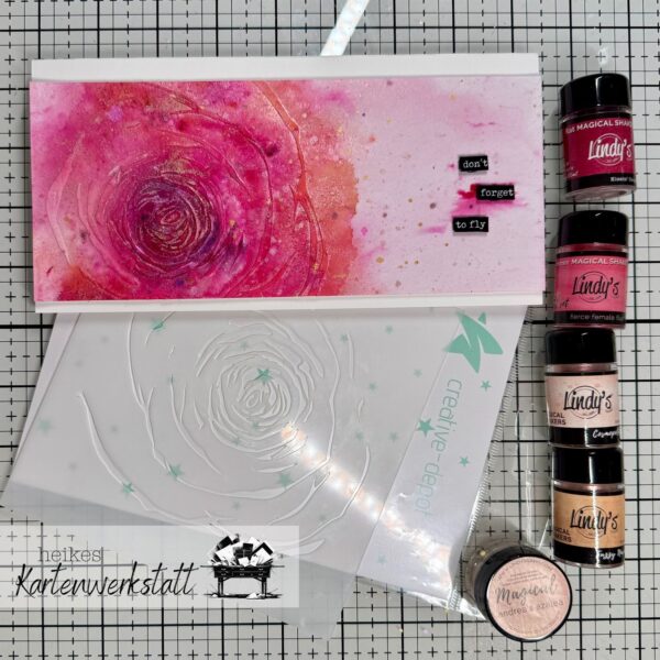 Mixed-Media Grußkarten mit Schablone, Paste und Magicals - Online-Workshop (25.07.2025 um 18:00 Uhr) – Bild 4