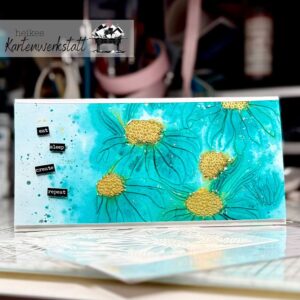 Mixed Media Grusskarte