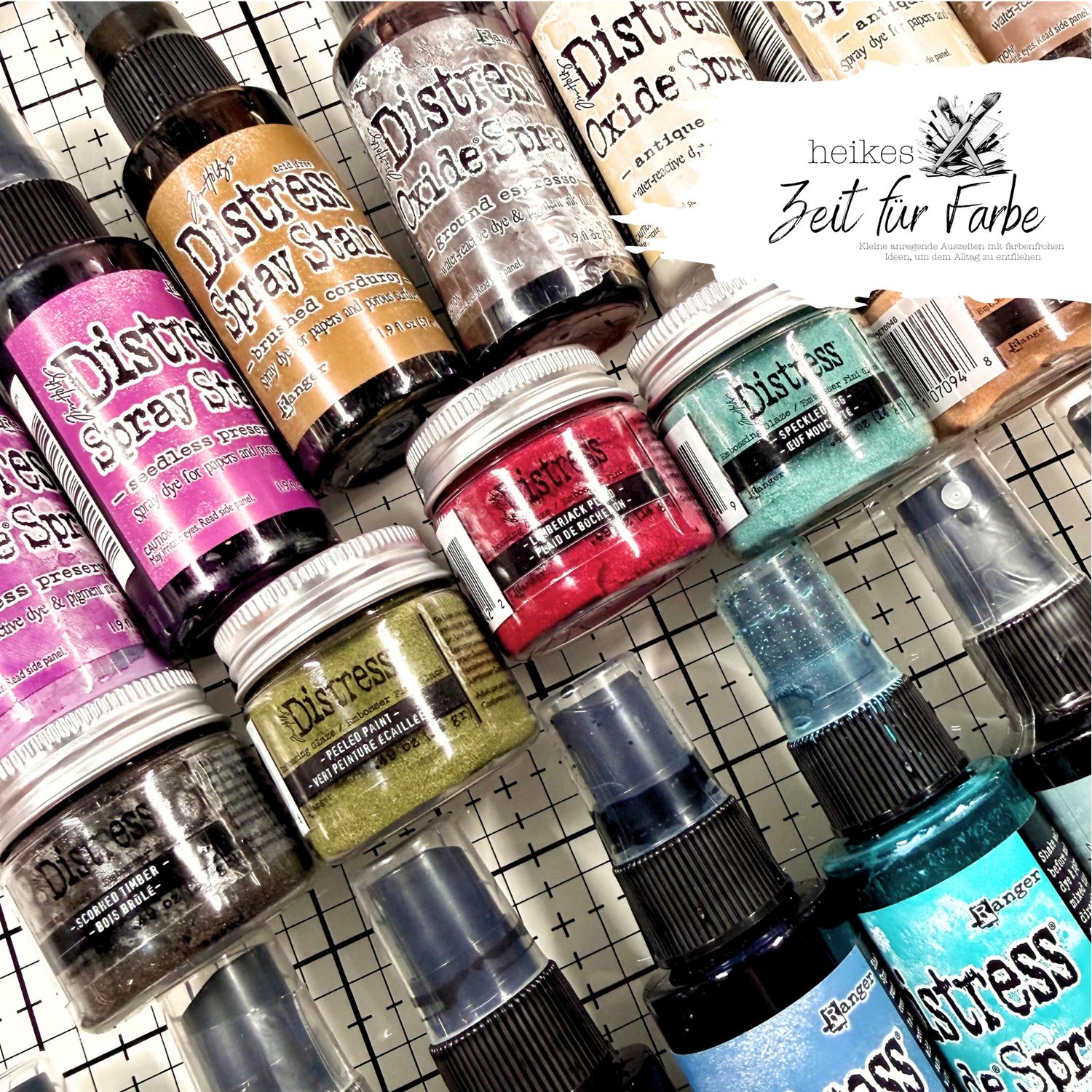 Distress Sprays & Embossing-Glaze - Online-Workshop (14.06.2026 um 16:00 Uhr)