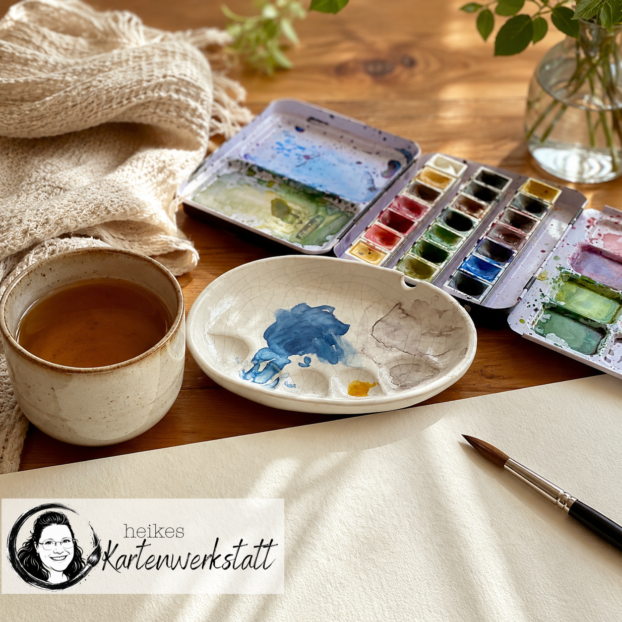 heikes Aquarell-Auszeit - Online-Workshop (21.10.2026 um 19:00 Uhr)